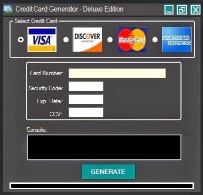Credit Card Generator With Cvv - Vista Card