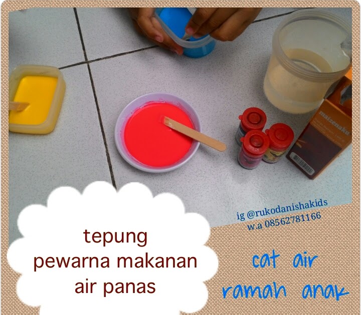 Bahan Pewarna  Cat  Air  Mewarnai x