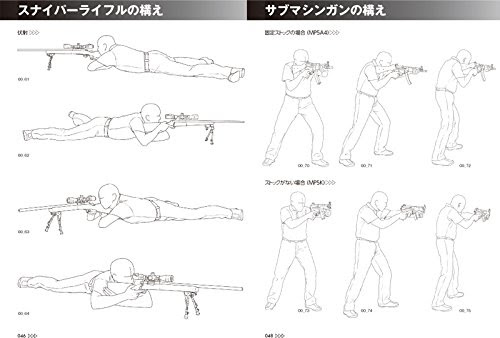 無料イラスト画像 ベストかっこいい 銃 構える ポーズ イラスト