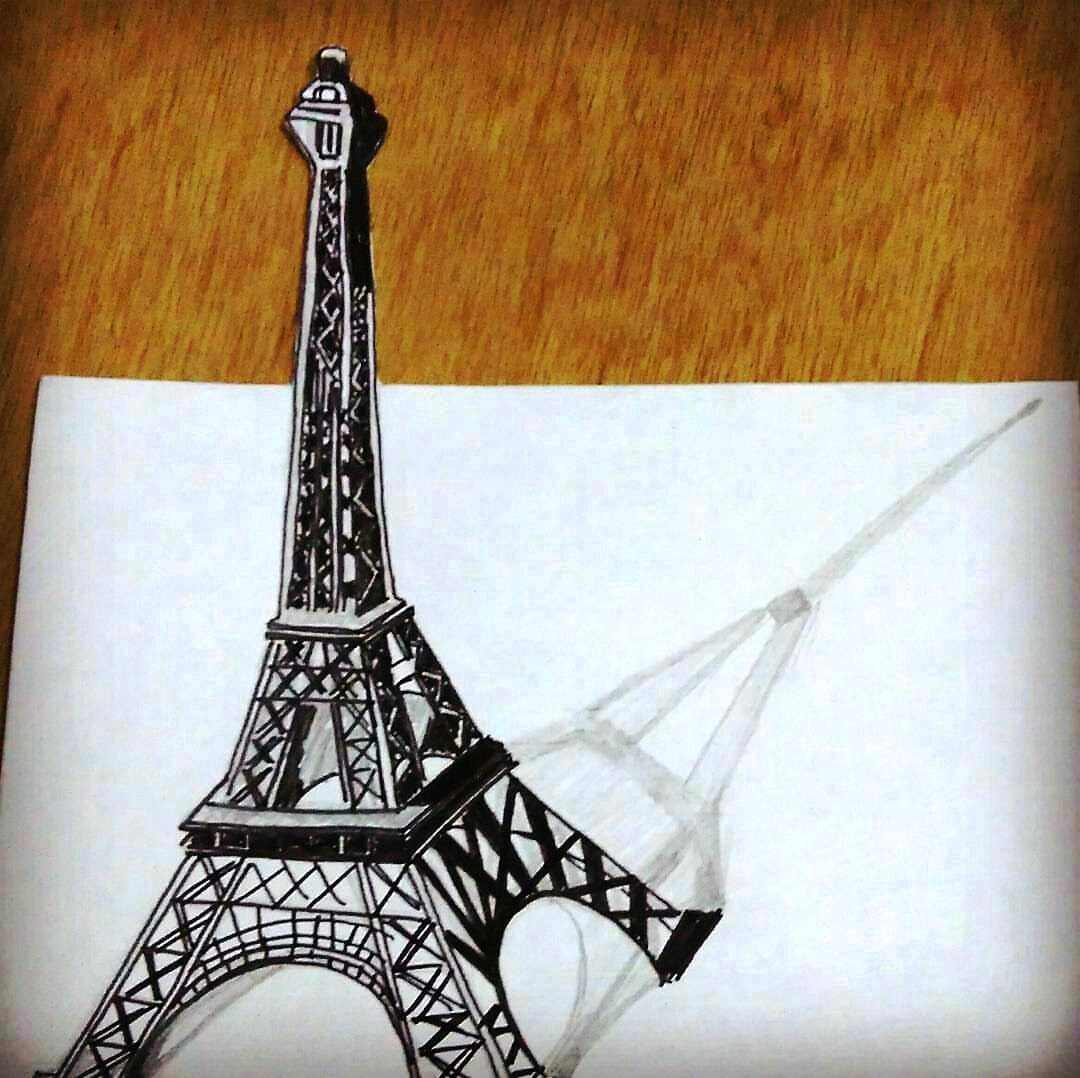  Cara Menggambar Menara Eiffel  Cartoon AR Production