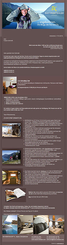 Köstlich und entspannt frühstücken, dafür ist unser hotel im allgäu eine ganz hervorragende adresse. Tourismail Perfekte E Mail Korrespondenz Und E Mail Marketing