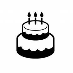 ベスト50 ケーキ シルエット 素材 フリー 無料イラスト集