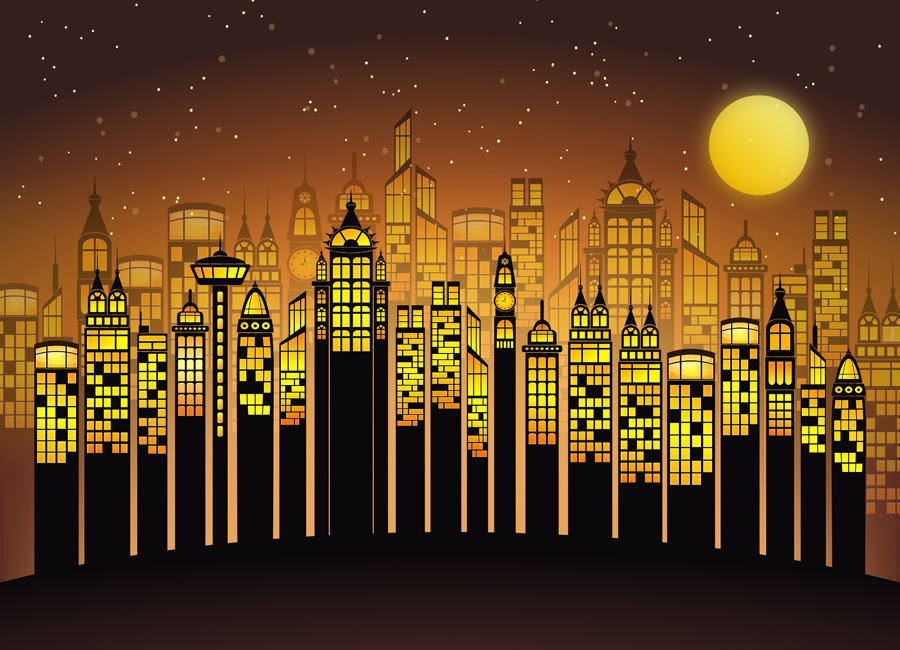 最高のイラスト画像 最高かつ最も包括的な夜景 イラスト フリー