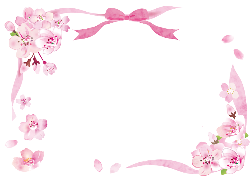 Ngagolak 手書き 桜 イラスト 白黒 おしゃれ
