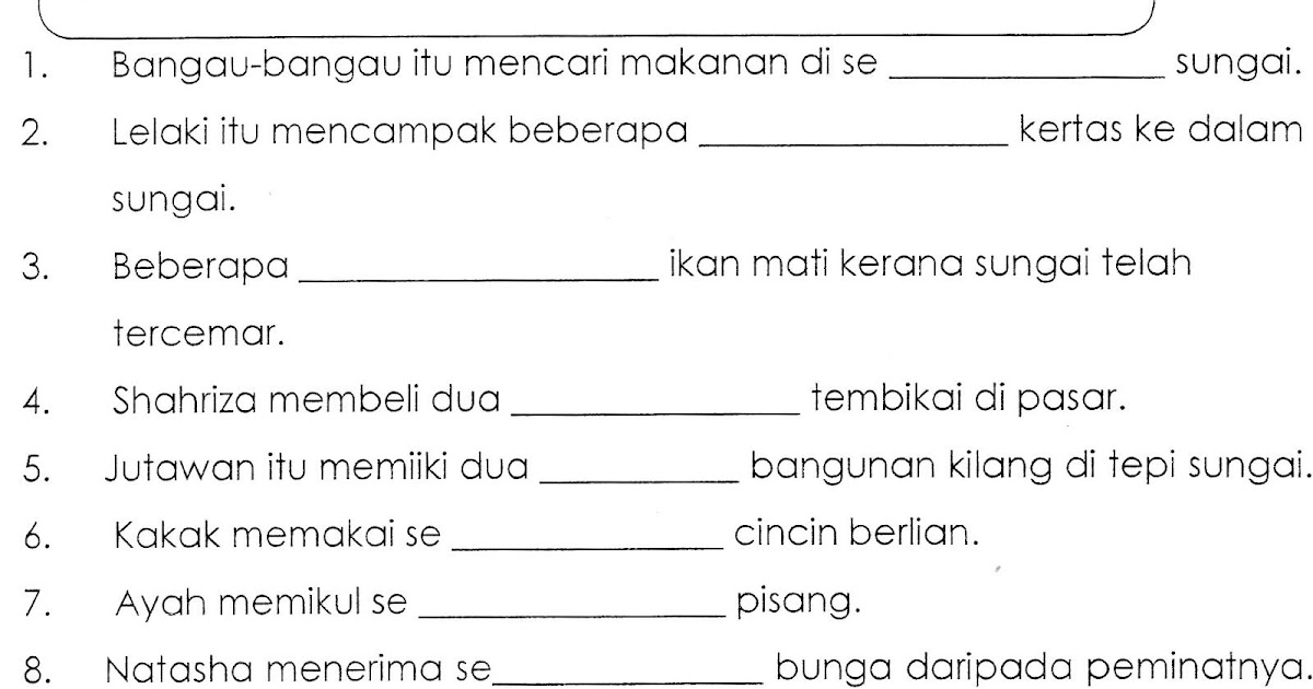 Soalan Kuiz Bahasa Melayu Tahun 2 - Kecemasan 2
