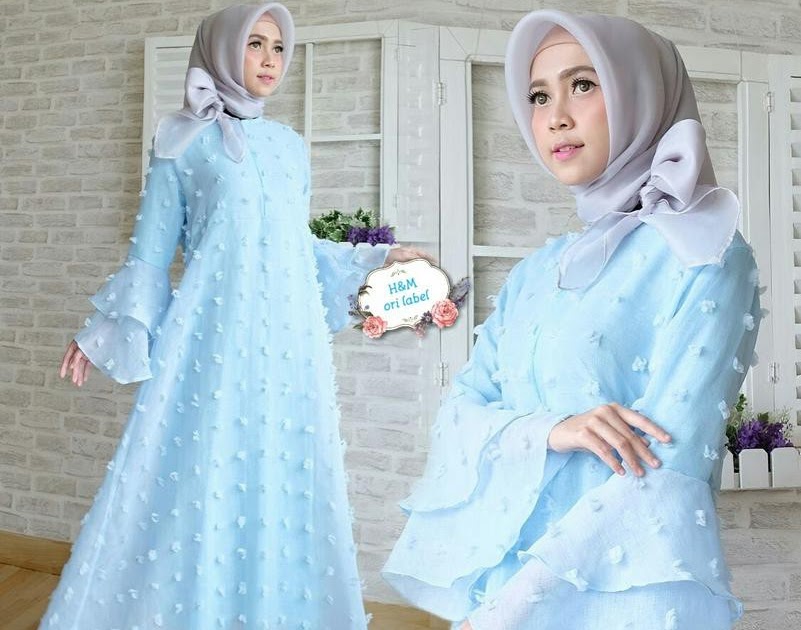 Model Gamis Linen Rubiah Bulu Angsa : 8 Ide Bananah Gamis ...