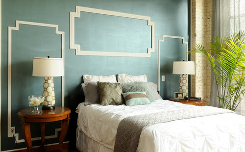 Decorating ideas for the wall behind the bed. 10 Stunning Ways To Accent A Bedroom Wall
