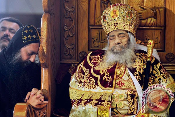 Paus Shenouda III Satukan Umat Kristen-Muslim Mesir 
