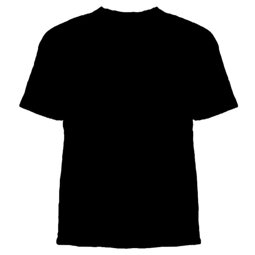 Download Template Kaos Polos Hitam Depan Belakang Photoshop - Desain Kaos Menarik