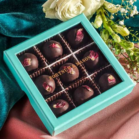 Rose Petal and Gin Ganache Truffles