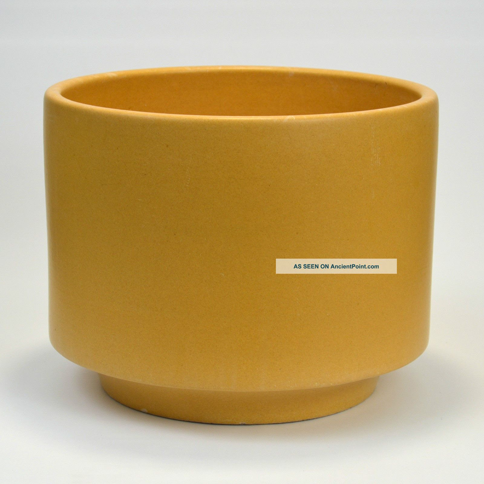 Maybe you would like to learn more about one of these? Large Gainey Ceramics Cylinder Planter Matte Mustard Yellow C 14 Pottery Mcm