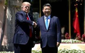 Image result for Pictures of trump and xi at mar-a-lago