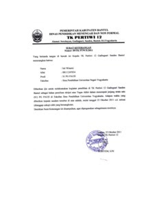 Contoh Surat Ijin Penelitian Di Sekolah