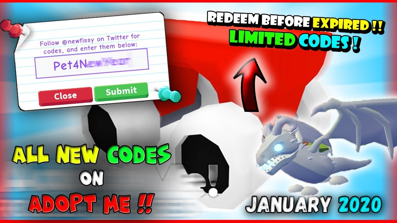 Roblox Adopt Me Twitter Codes 2019 - Free Valid Robux ...