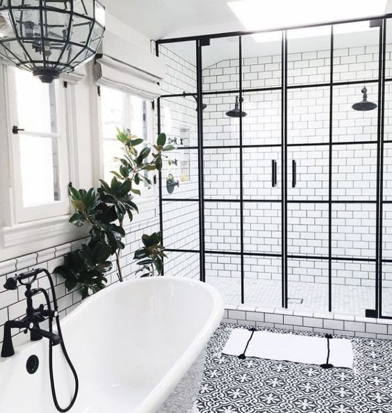 50 black and white bathrooms we love 50 photos. Why A Classic Black And White Bathroom Is Always A Winner Decoholic