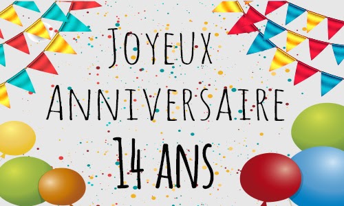 Texte Anniversaire Ado 14 Ans Happy Complianno