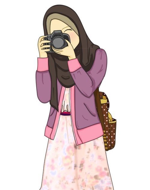 20 Gambar Kartun  Anak Jilbab  Kumpulan Kartun  HD