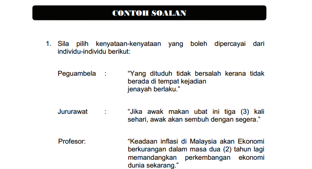 Soalan Algebra Mudah - Contoh 290917