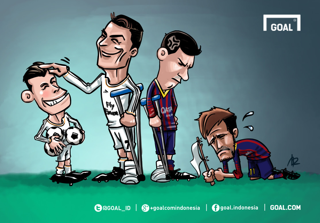 Gambar Animasi Lucu Real Madrid Vs Barcelona DP BBM