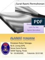 Surat Permohonan Pertukaran Asrama - Selangor q