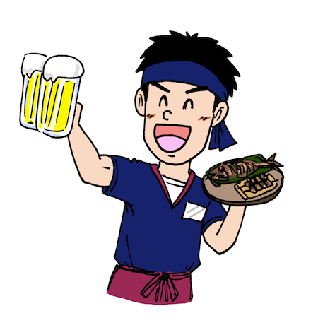 Japan Image 居酒屋 アルバイト イラスト