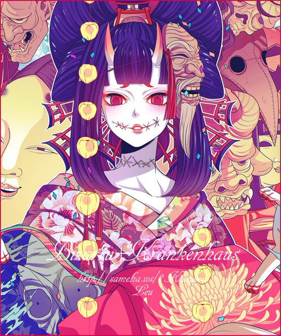 最高のコレクション 和風 鬼 かっこいい イラスト 100 ベストミキシング写真 イラストレーション