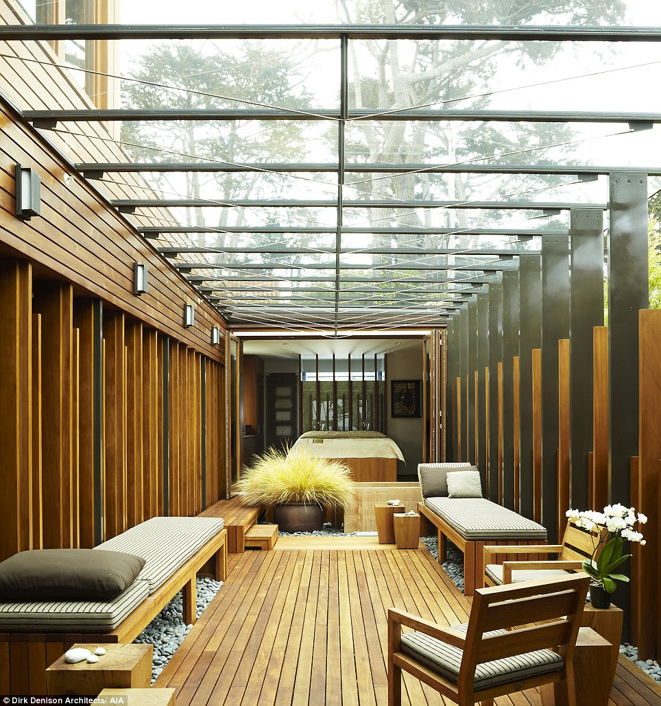 The art of zen: The open plan nature of the Carmel property allows air and natural light to flow through the entire home