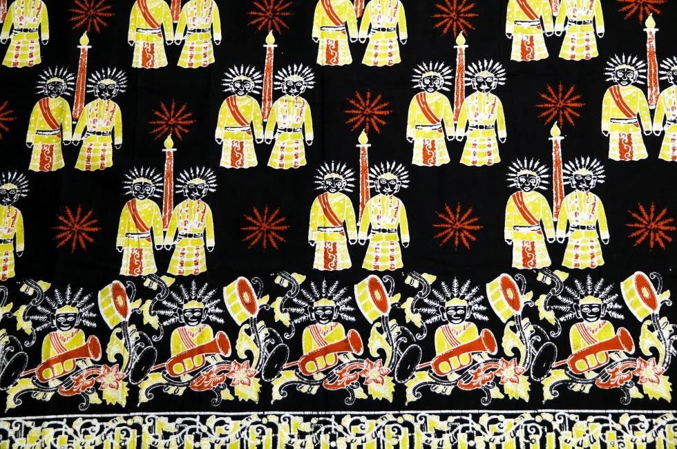 Batik Betawi Motif Nusa Kelapa - Contoh Motif Batik