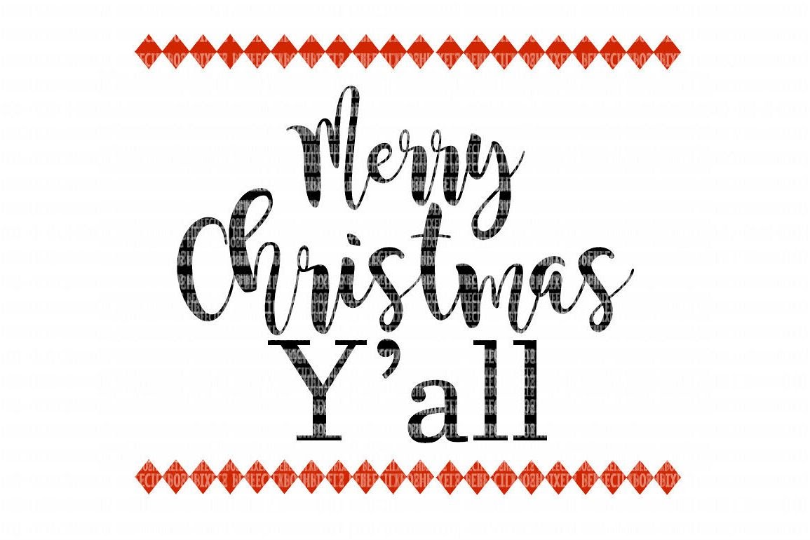 Download Download Merry Christmas Y'all Svg Files SVG Design ...