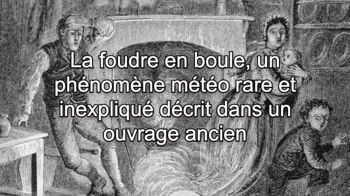 La foudre en boule s'invite dans un foyer londonien