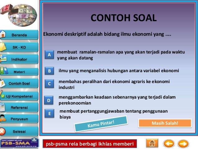 Contoh Teori Ekonomi Deskriptif - Terbaru 10