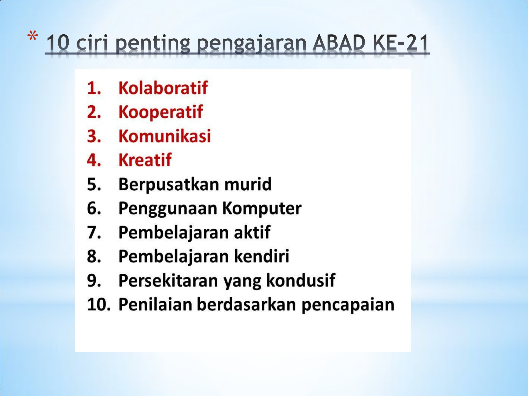 Maybe you would like to learn more about one of these? Pembelajaran Dan Pengajaran Abad Ke 21