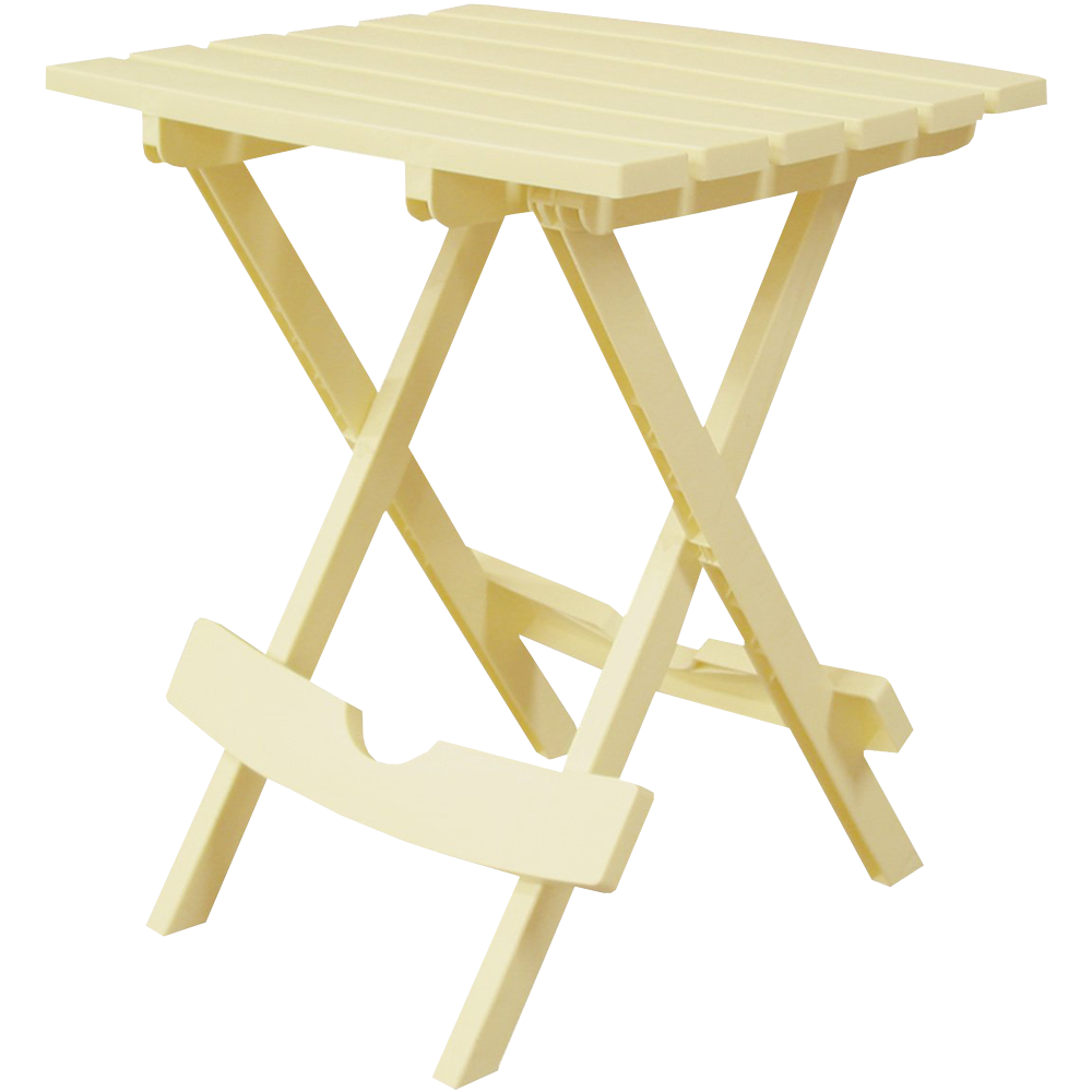 Just fold up, pick up, and go. Adams Manufacturing 8500 10 3700 Quik Fold Side Table Patio Choice