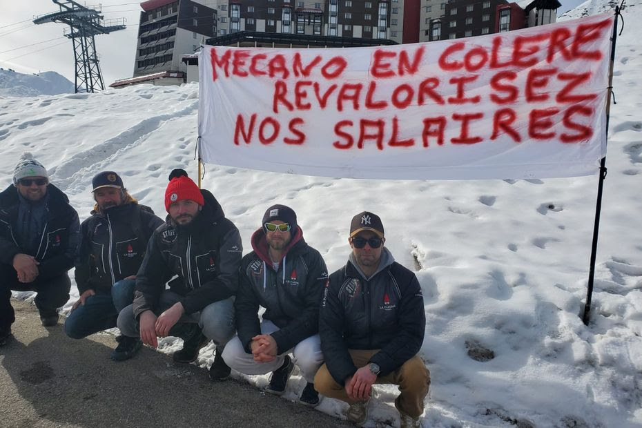 Ski : la station de La Plagne risque de fermer des pistes en pleines vacances scolaires à cause d'une grève des dameurs