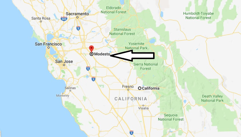 Distance in miles gives you the mileage between cities by this california (us) mileage. Where Is Modesto California What County Is Modesto Modesto Map Located Where Is Map