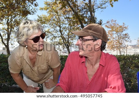 Marseille, France - October 06, 2016 : French cartoonist Patrick Redon alias Red at the 5th edition of the International festival of press and political cartoons at l'Estaque.