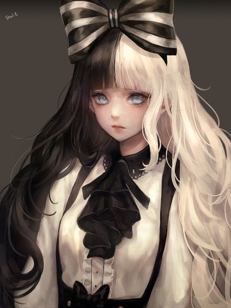 Inspiration Anime Girl With Half Black And Half Blonde Hair Escaping Blogs