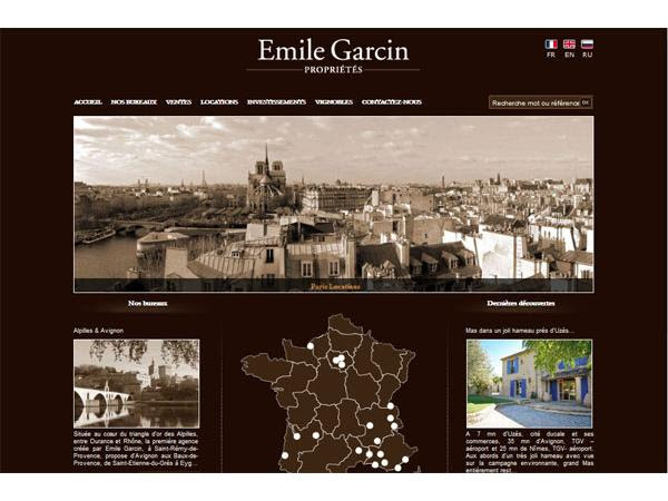Société immobilière spécialisée dans l'immobilier de luxe et de prestige. Emile Garcin Immobilier