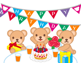 最高かつ最も包括的な誕生日パーティー イラスト 最高の動物画像