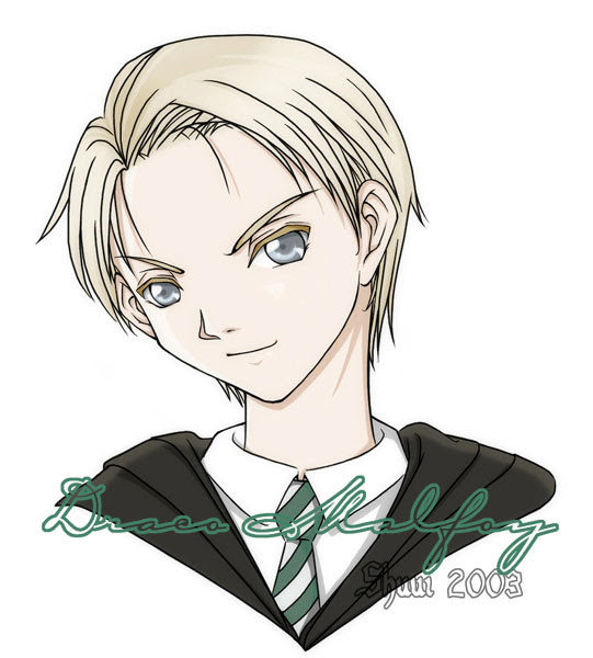 How to draw harry potter characters easy fun, cute art. Manga Draco Drago Malfoy Fan Art 529564 Fanpop