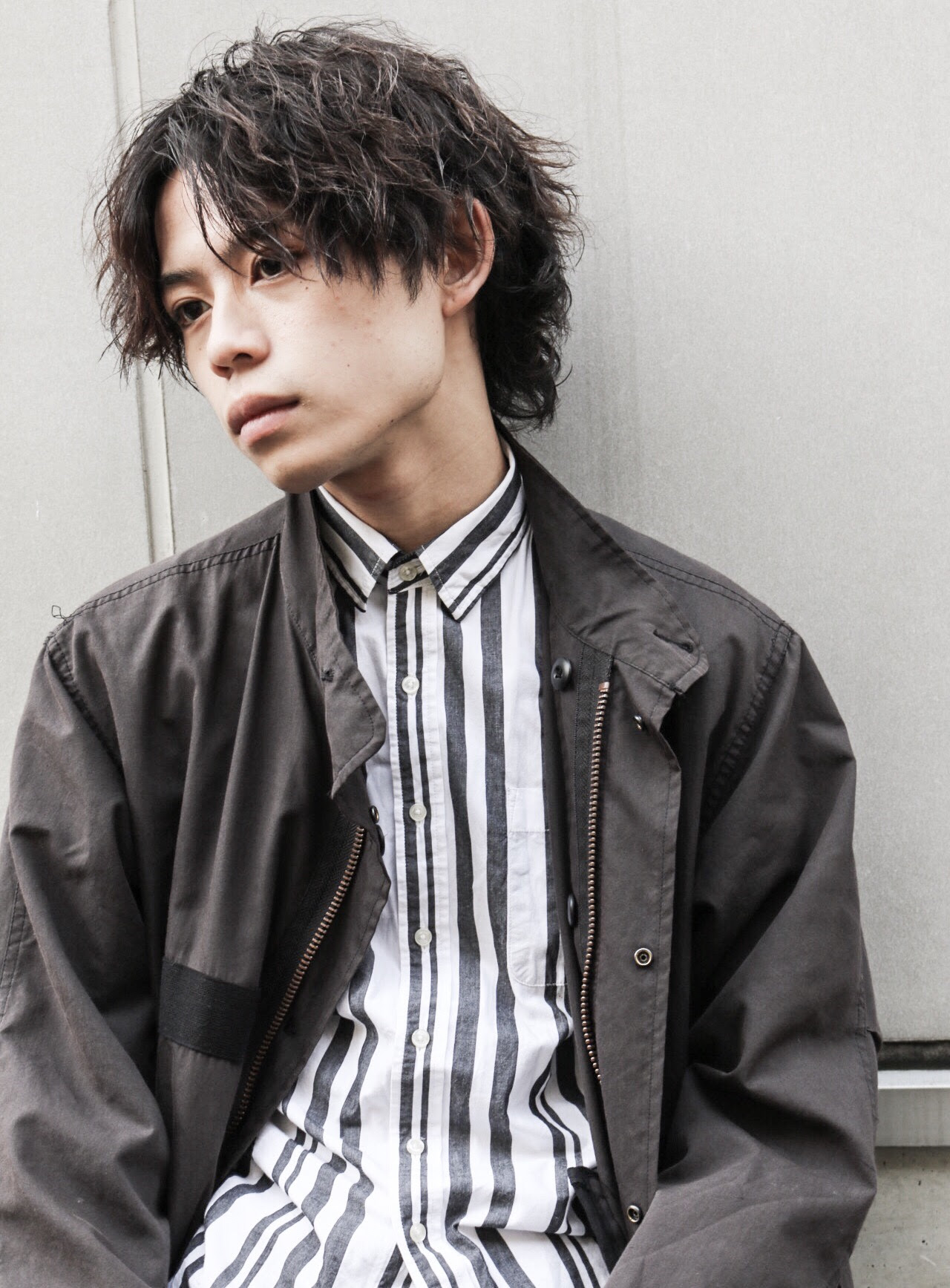 Rambiot05 面長 髪型 メンズ マッシュ