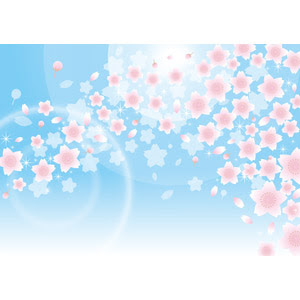 すべてのイラスト画像 ベスト50 桜 空 イラスト フリー