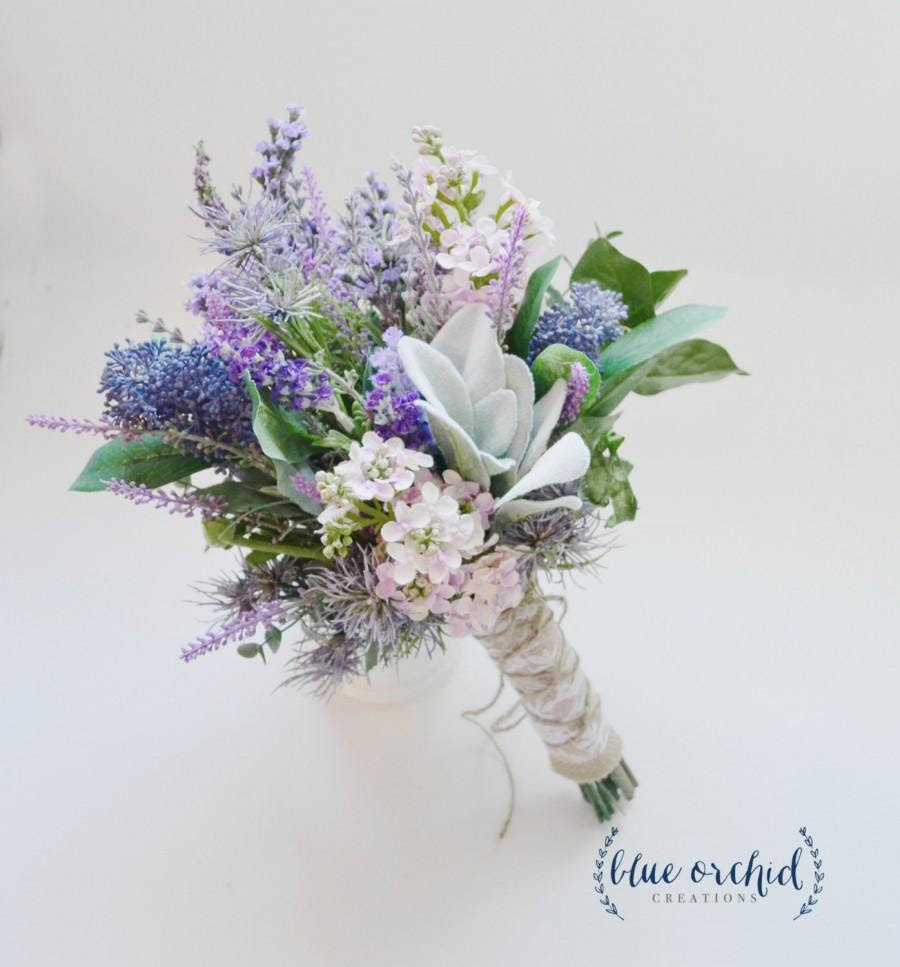 See more ideas about lambs ear bouquet, wedding bouquets, bridal bouquet. Lavender And Lilac Wildflower Bouquet With Lamb S Ear Rustic Wedding Bouquet Wildflower Bouquet 2451067 Weddbook