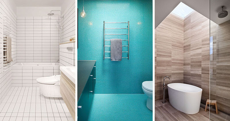 Get inspired with bathroom tile designs and 2021 trends. Bathroom Tile Idea Use The Same Tile On The Floors And The Walls