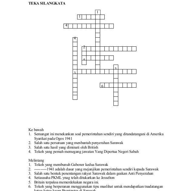 Contoh Soalan Kuiz Kemerdekaan Sekolah Rendah - Surat 27