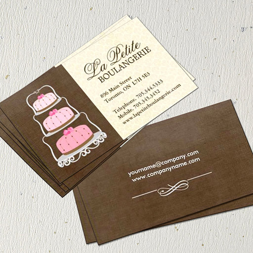You can start designing in just a few clicks. Cake Bakery Business Cards