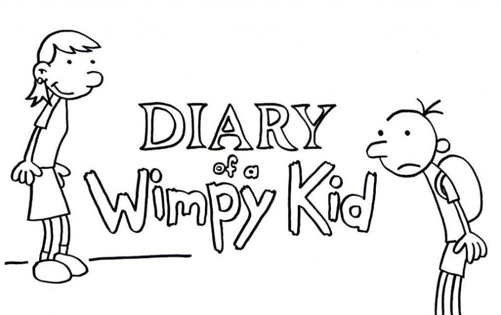 Diary Of Wimpy Kid Coloring Pages - Blog Shift