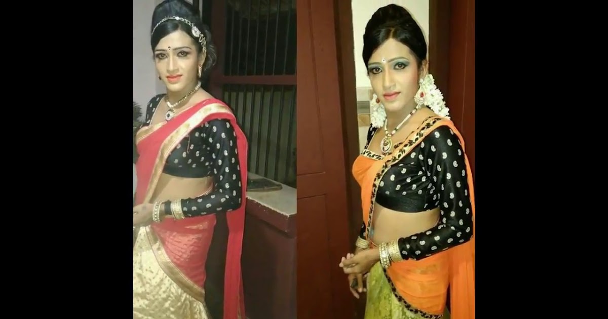 Male To Female Makeup Transformation In Saree In India ...
