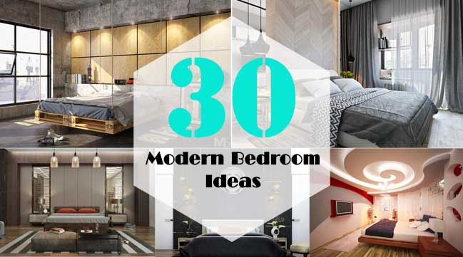 Modern interior design schemes rely on accessories such as vases and decorative pillows to complete the look. 30 Great Modern Bedroom Design Ideas Update 08 2017