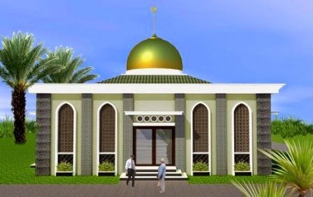 23 Gambar Masjid  Kartun Terindah Gambar Kartun Mu